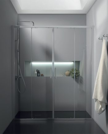 Porta doccia girevole ad 1 anta - Pavone Casa - Arredamento bagno